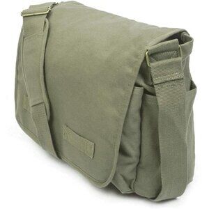 Classic Messenger Bag - Vintage Canvas Shoulder Bag for All-Purpose Use